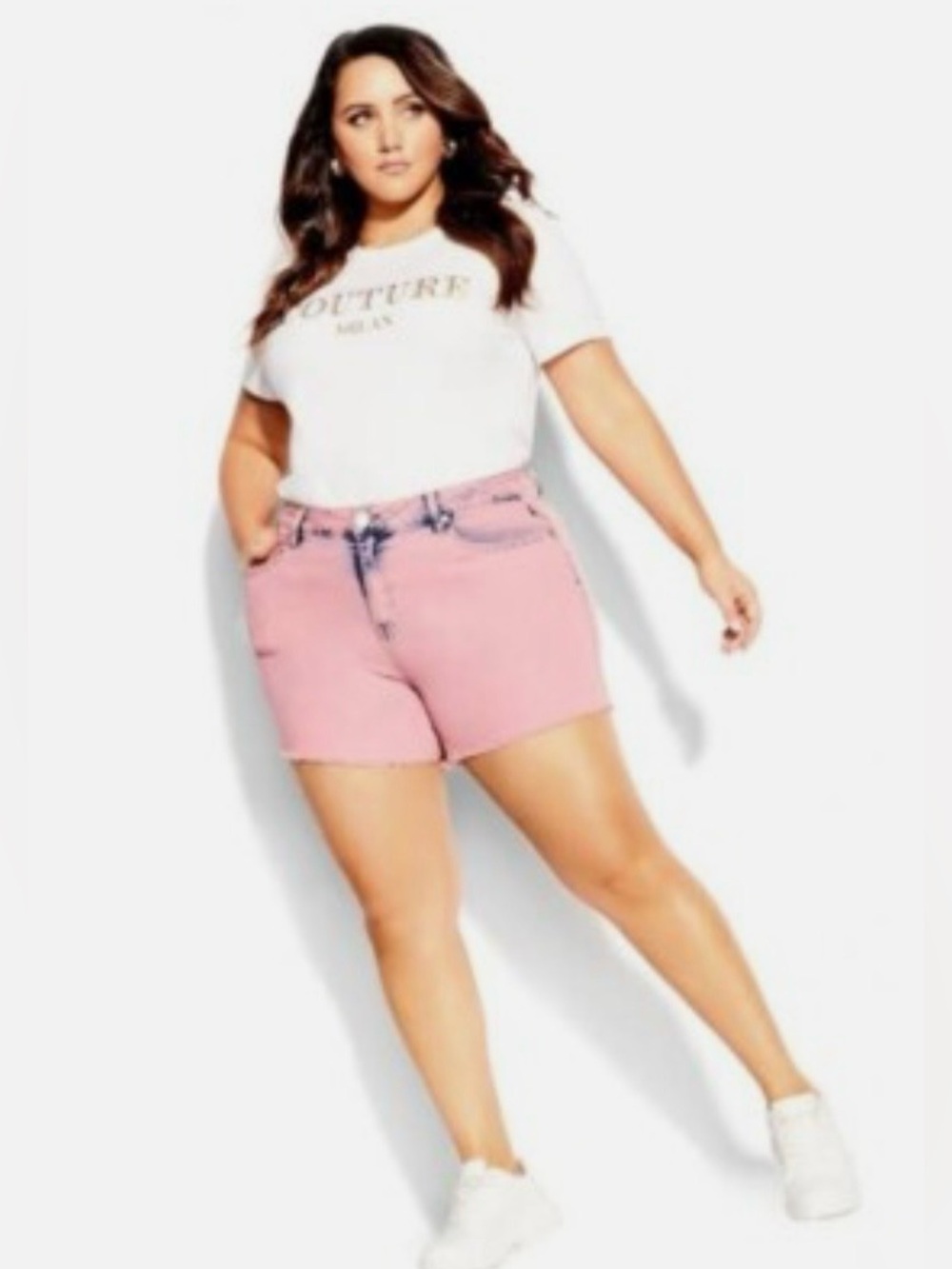 Chic City Harley Denim Mid-Rise Shorts